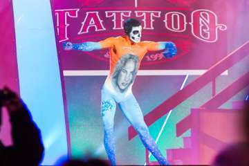 Concurso de maquillaje corporal del Carnaval de Las Palmas de GC (Foto Antonio Rico)
